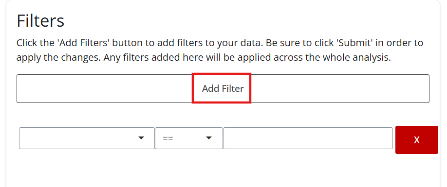 Adding filters