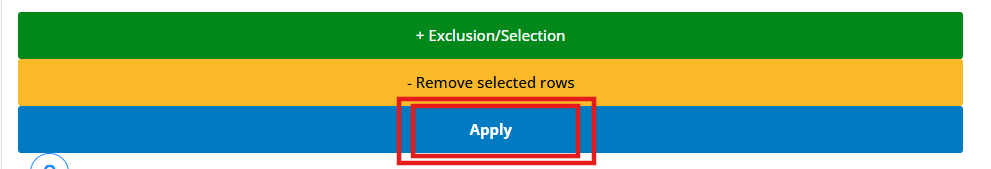 Applying exclusions/selections